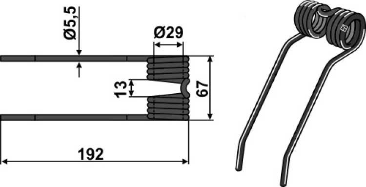 Pick-Up Zinken Ø5,5